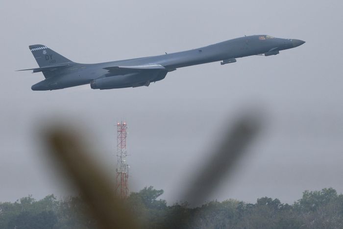 Căn cứ RAF Fairford sau sự cố. 