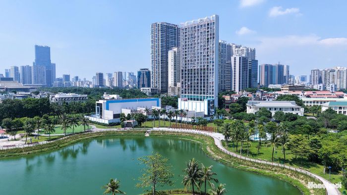 Công viên dần trở thành địa điểm quen thuộc của người dân khu vực.