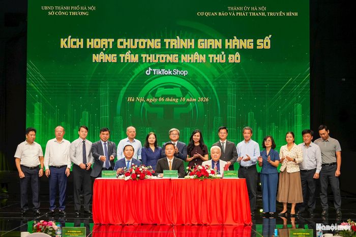 Sở Công Thương Hà Nội, Cơ quan Báo và Phát thanh, Truyền hình Hà Nội và Công ty TNHH Công nghệ TikTok Việt Nam (TikTok Shop) đã ký Biên bản ghi nhớ hợp tác, phối hợp quảng bá, kết nối tiêu thụ sản phẩm OCOP, sản phẩm làng nghề và sản phẩm đặc trưng của Thủ đô trên môi trường số.