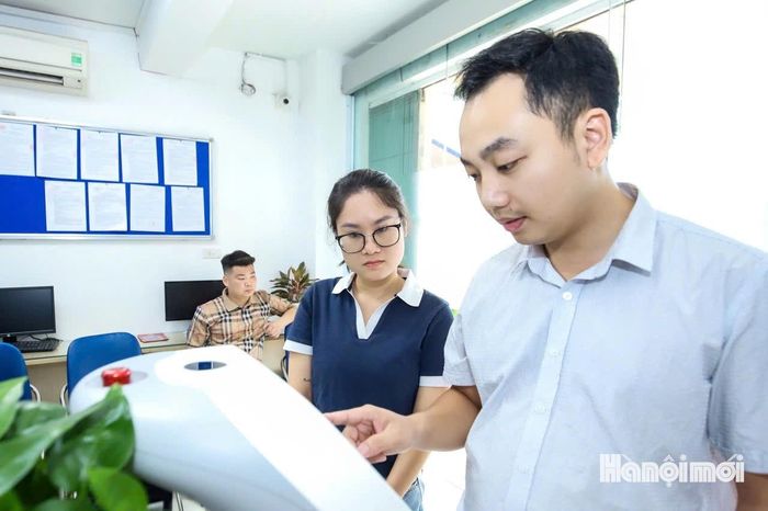 Xét về cơ cấu, các doanh nghiệp khoa học của Hà Nội tập trung chủ yếu ở lĩnh vực công nghệ thông tin. Ảnh: PV