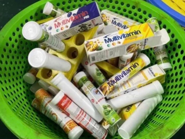 Viên sủi bị cơ quan chức năng tạm thu giữ. Ảnh: CACC