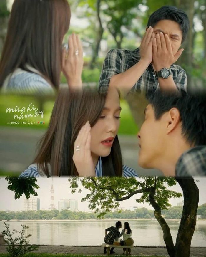 Phương và Khánh đã nối lại tình xưa. Ảnh VTV