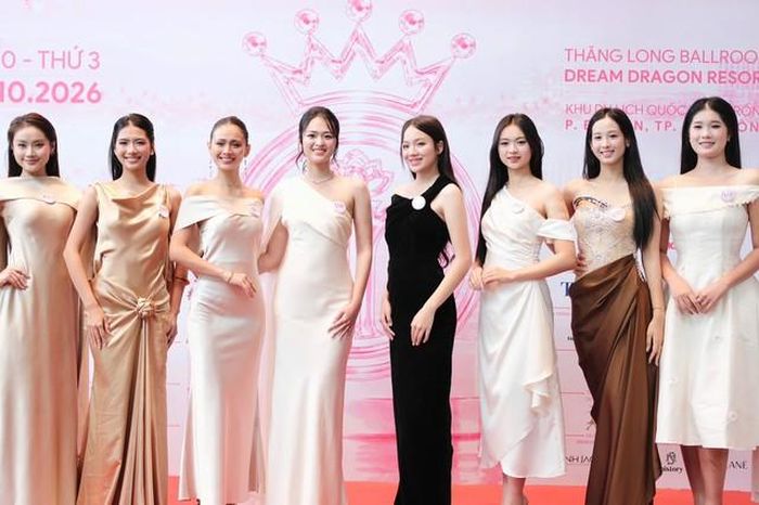 Dàn thí sinh Hoa hậu Việt Nam 2026.