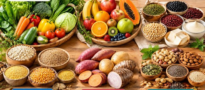 Các loại thực phẩm thực vật giúp đường ruột khỏe mạnh.