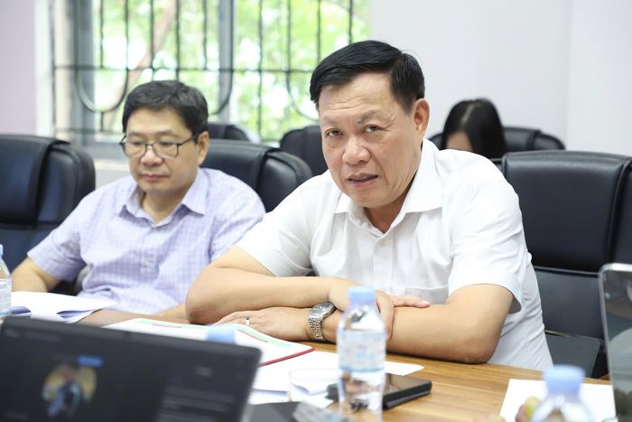 Thứ trưởng Bộ Y tế, Chủ tịch Hội Kế hoạch hóa gia đình Việt Nam Đỗ Xuân Tuyên phát biểu. Ảnh: Trần Minh