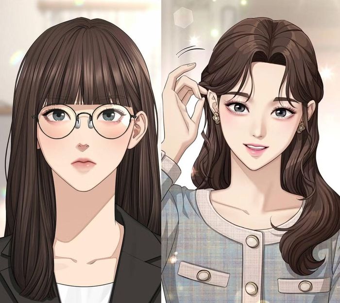 Nhân vật Kang Min Kyung trong webtoon.