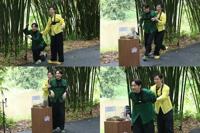 Ở lượt chơi ngược lại, Ngô Kiến Huy tiếp tục bại trận khi gặp CONGB, khoảnh khắc "thông chốt không gặp công an mà gặp... CONGB" nhận bão haha.