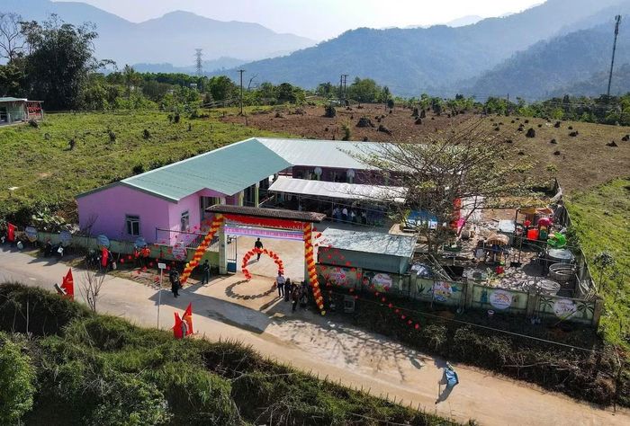 Điểm trường Thôn Phước Công 2, Trường Mẫu giáo Phước Chánh kiên cố do UNIQLO và Quỹ Hy vọng đồng hành xây dựng