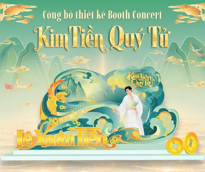 Booth "Kim Tiền Quý Tử" của Anh Tài Lê Xuân Tiền. - Ảnh: lixi_fclexuantien.