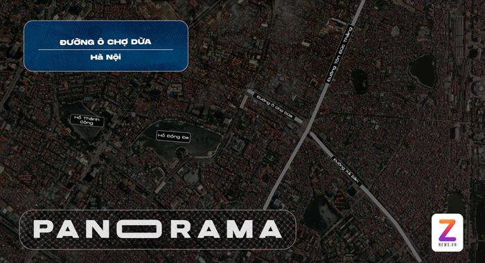  Đường ô Chợ Dừa (Hà Nội) đoạn từ 34 đến số nhà 80 được xén dải phân cách để mở rộng mặt đường nhằm giải tỏa điểm đen ùn tắc. Đồ hoạ: Việt Linh.