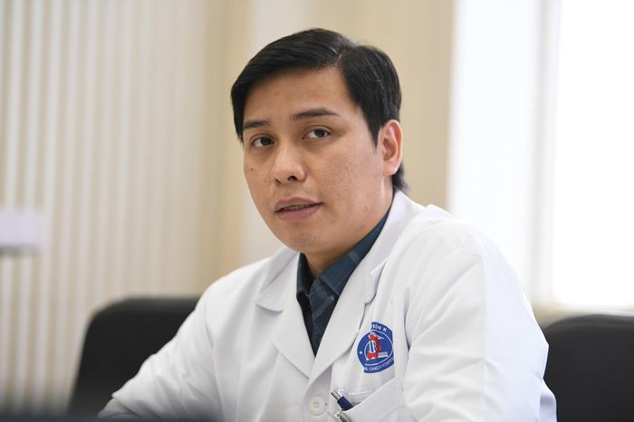  Bác sĩ Hà Hải Nam, Phó trưởng khoa Ngoại bụng 1, Bệnh viện K. Ảnh: Việt Linh. 