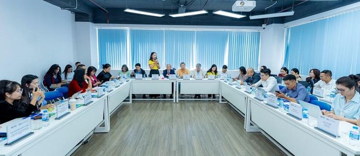 Toàn cảnh buổi gặp gỡ, làm việc giữa CLB Báo chí với Văn hóa Doanh nghiệp (CJCC) tổ chức chương trình gặp gỡ, trao đổi với Tập đoàn MISA
