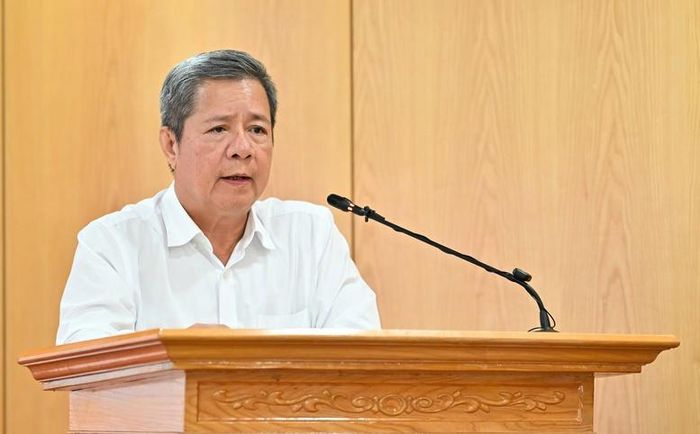 Ông Bùi Quốc Hùng, Phó Cục trưởng Cục Điện lực (Bộ Công Thương) thông tin tại họp báo - Ảnh: BTC