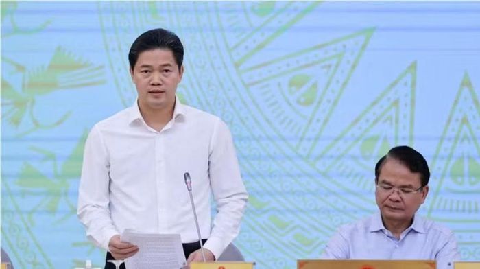 Thứ trưởng Bộ Y tế Vũ Mạnh Hà chia sẻ tại cuộc họp báo Chính phủ thường kỳ. (Ảnh: VGP)