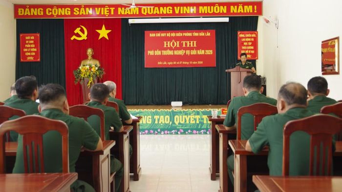 Quang cảnh lễ bế mạc hội thi. (Ảnh: DÂN QUÂN)