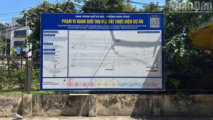  Dự án đang được Hà Nội triển khai với chiều dài khoảng 36,3km, mặt cắt ngang dự kiến 90m. 