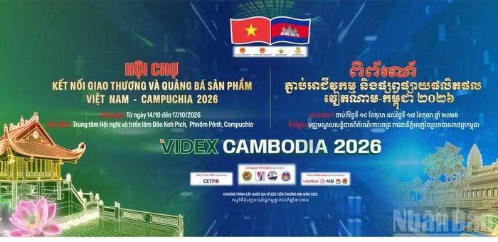 Nhiều hoạt động tại Hội chợ kết nối giao thương và quảng bá sản phẩm Việt Nam-Campuchia 2026. (Ảnh: Bộ Quốc phòng) 