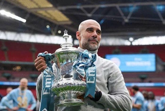 HLV Pep Guardiola chịu ảnh hưởng vì vụ bê bối tài chính của Man City. Ảnh: Getty 