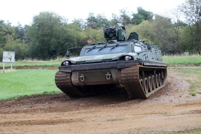 Xe bọc thép Trackx. Ảnh: Patria
