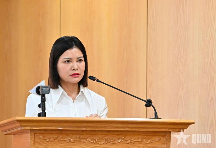 Bà Nguyễn Thúy Hiền, Phó cục trưởng Cục Quản lý và Phát triển thị trường trong nước (Bộ Công Thương) chia sẻ các thông tin về thị trường xăng dầu.