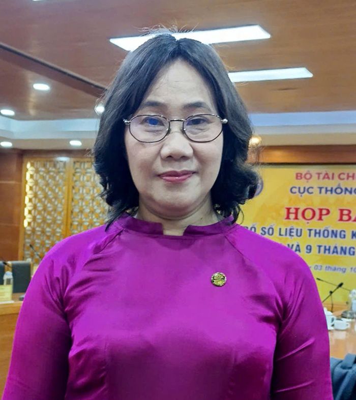 Bà Nguyễn Thị Hương, Cục trưởng Cục Thống kê (Bộ Tài chính)