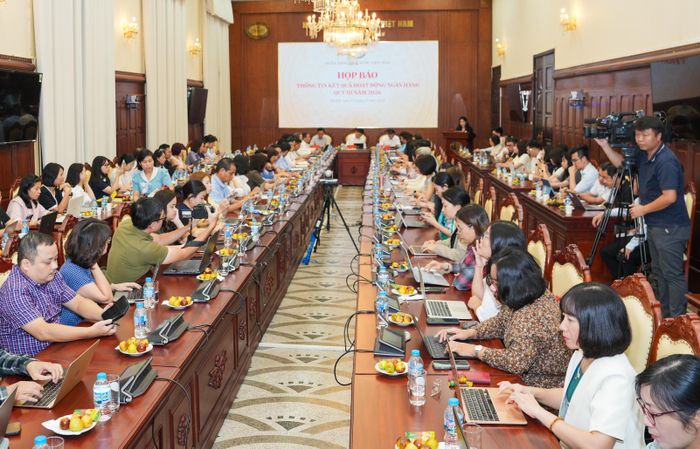 Ngân hàng Nhà nước tổ chức họp báo thường kỳ quý 3-2026. Ảnh: NHNN