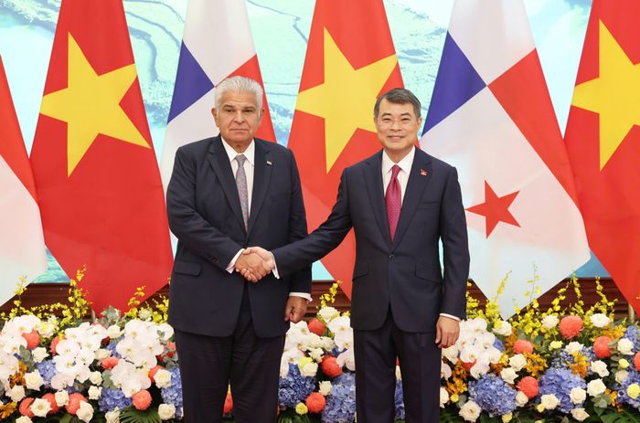  Thủ tướng Lê Minh Hưng và Tổng thống Panama José Raúl Mulino Quintero. Ảnh: QUANG PHÚC 