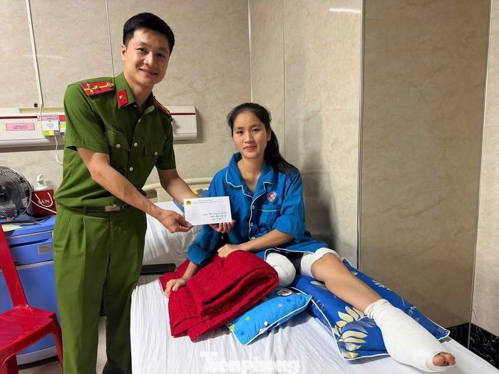  Cô Hiền nhận được nhiều lời thăm hỏi, động viên trong những ngày điều trị. 