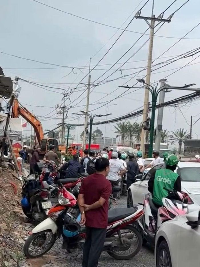 Hiện trường vụ việc. Ảnh: Người dân cung cấp.