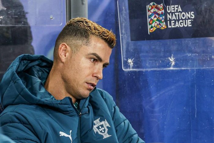 Ronaldo không được vào sân ở trận gặp Na Uy - Ảnh: Shutterstock