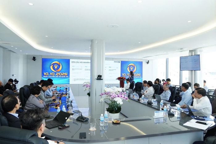 Quang cảnh Diễn đàn kết nối doanh nghiệp và xúc tiến đầu tư Trung tâm dữ liệu đa mục tiêu, Khu công nghệ số tập trung.