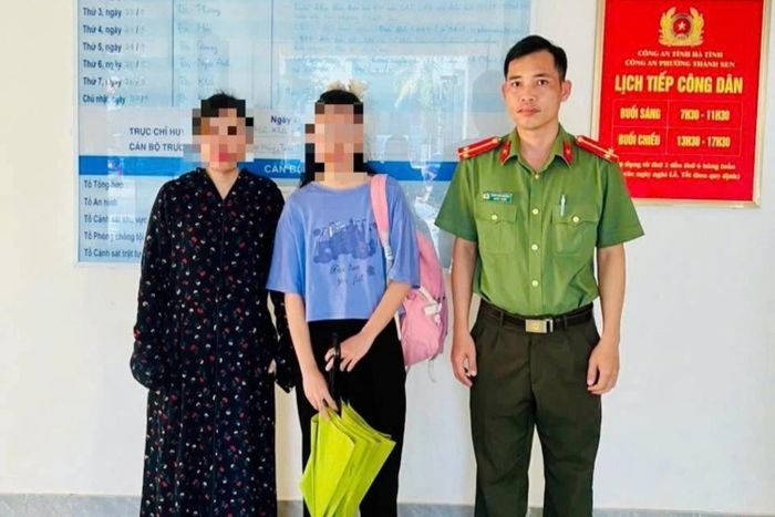 Công an phường Thành Sen tiếp nhận, ngăn chặn kịp thời một vụ việc liên quan đến bé gái 14 tuổi có nguy cơ bị dụ dỗ.