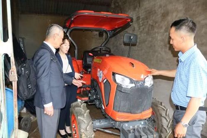Dự án trồng tỏi Sanuki cho người dân tộc thiểu số tại xã Na Ngoi, một xã miền núi biên giới của tỉnh Nghệ An. (Ảnh: JICA)