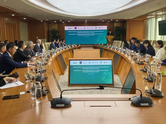 JICA và ngân hàng BIDV công bố khoản vay cho doanh nghiệp siêu nhỏ, nhỏ và vừa của Việt Nam. (Ảnh: JICA)