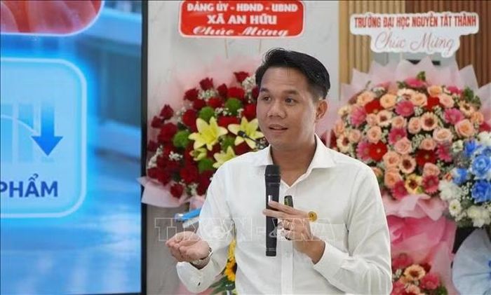 Anh Nguyễn Trung Tính, Phó Giám đốc Công ty TNHH Sản xuất - Thương mại Alpha Amin, chia sẻ về hành trình thương mại hóa sản phẩm của công ty.