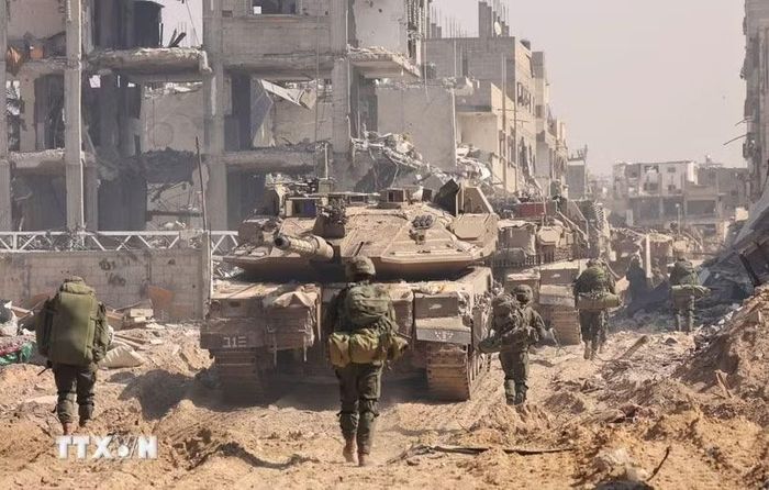 Binh sĩ Israel tham gia chiến dịch quân sự tại dải Gaza. Ảnh tư liệu: TTXVN