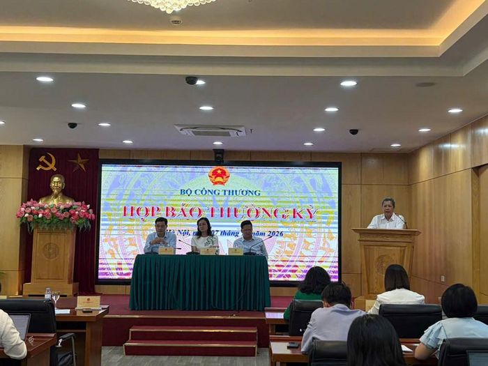 Bộ Công Thương tổ chức Họp báo thường kỳ Quý III năm 2026. Ảnh: Bnews/vnanet.vn