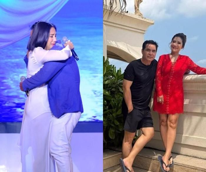 Cát Tường và Trung Dũng từng kết hợp ăn ý trên sân khấu với vai trò ca sĩ. 6 năm trước, nụ hôn trên sân khấu của cả hai khiến khán giả bất ngờ. 