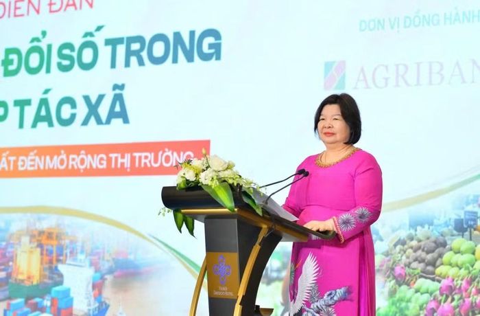 Bà Cao Xuân Thu Vân, Chủ tịch Liên minh HTX Việt Nam