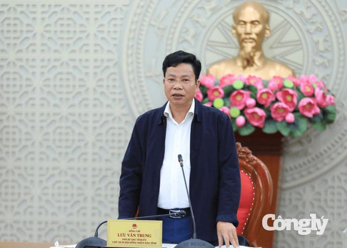 Chủ tịch HĐND tỉnh Lưu Văn Trung phát biểu kết luận.