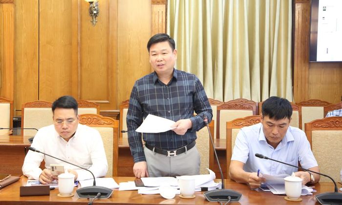  Đại diện các sở, ngành đánh giá kết quả công tác giải phóng mặt bằng tại 2 địa phương. 