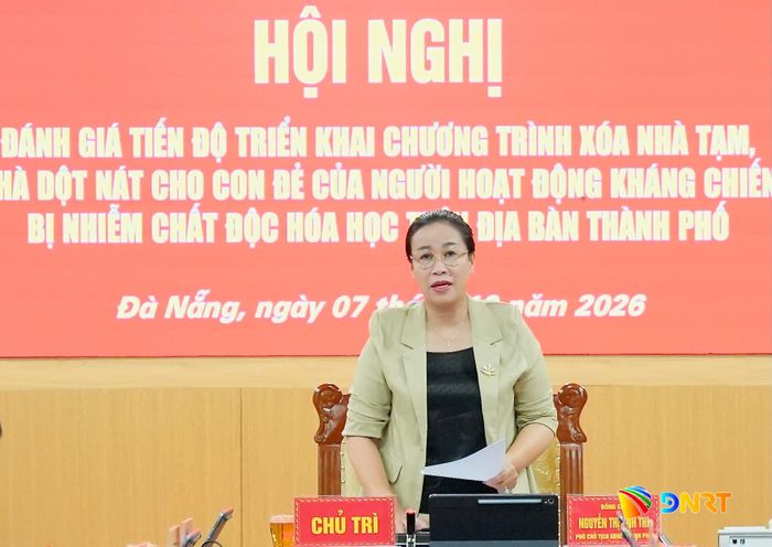 Phó Chủ tịch UBND thành phố Nguyễn Thị Anh Thi phát biểu chỉ đạo. Ảnh: T.CÔNG