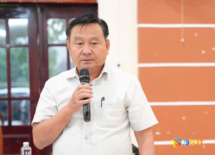 Phó Chủ tịch HĐND thành phố Nguyễn Công Thanh phát biểu tại buổi làm việc. Ảnh: T.CÔNG
