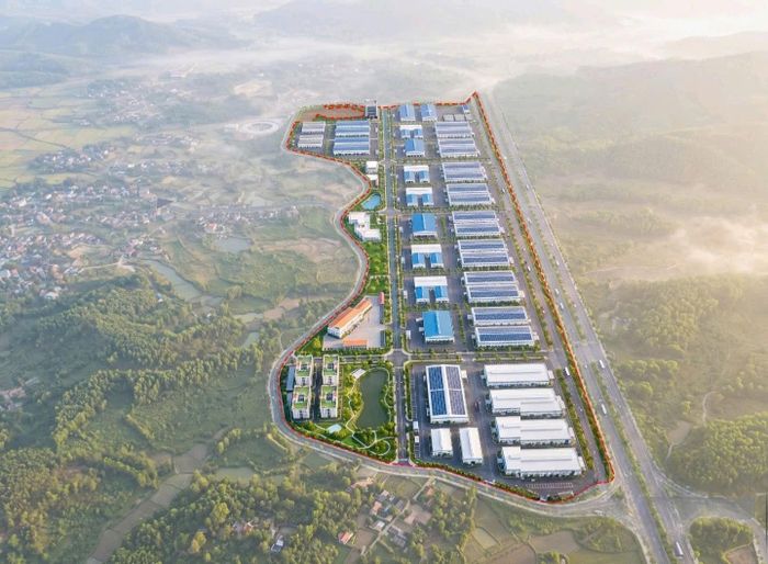 Phối cảnh Khu công nghiệp Thanh An.