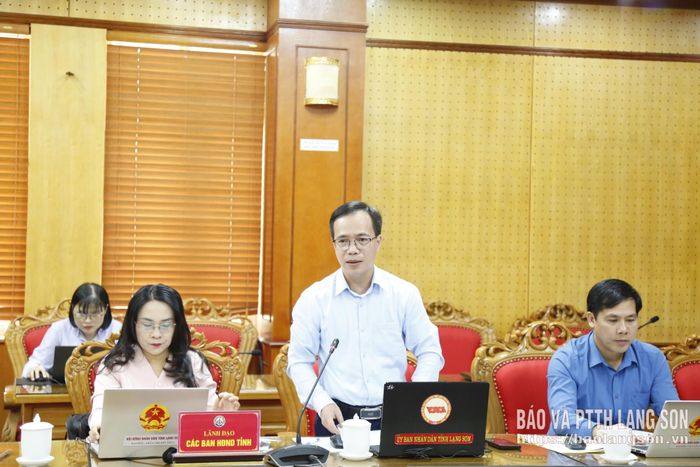 Lãnh đạo Ban Pháp chế HĐND tỉnh nêu ý kiến tại cuộc họp 