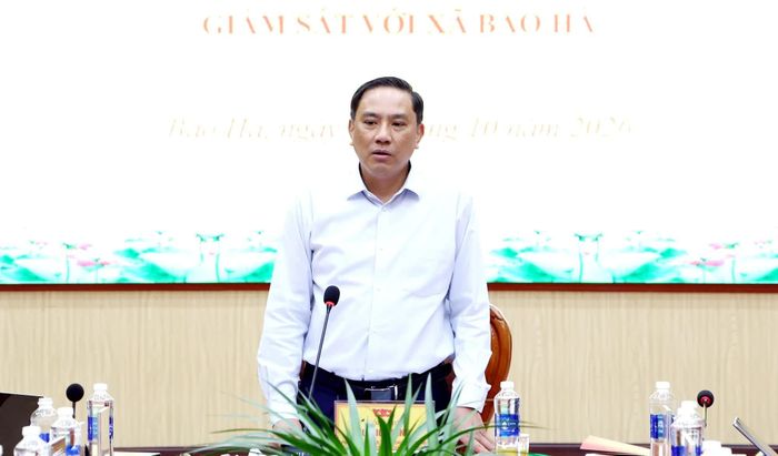 Đồng chí Hoàng Giang - Phó Bí thư Thường trực Tỉnh ủy, Chủ tịch HĐND tỉnh kết luận buổi làm việc.