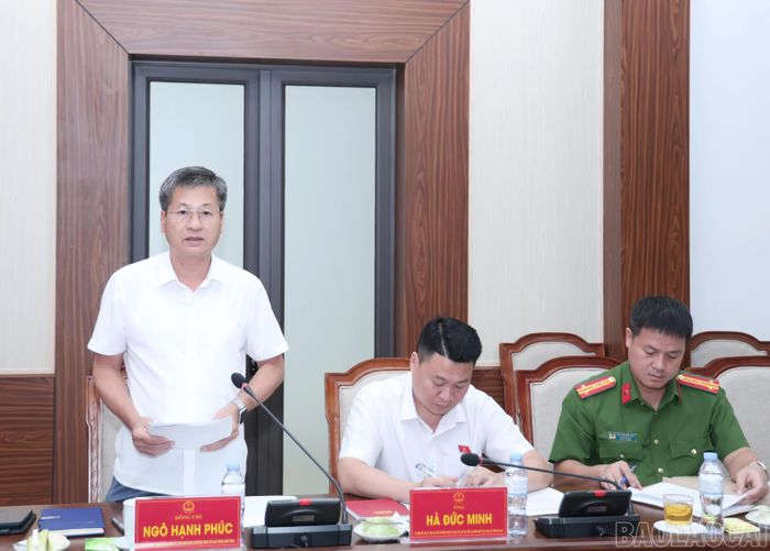 Đồng chí Ngô Hạnh Phúc - Ủy viên Ban Thường vụ Tỉnh ủy, Phó Chủ tịch Thường trực UBND tỉnh cung cấp thông tin về tình hình kinh tế - xã hội 9 tháng năm 2026, nhiệm vụ trọng tâm quý IV.