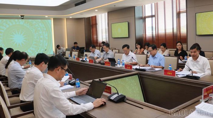 Các đại biểu tham dự cuộc họp.