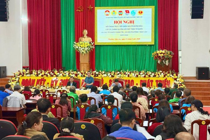 Đối thoại trực tiếp với người đứng đầu là một trong những nội dung được lãnh đạo Phường 1 Bảo Lộc rất quan tâm