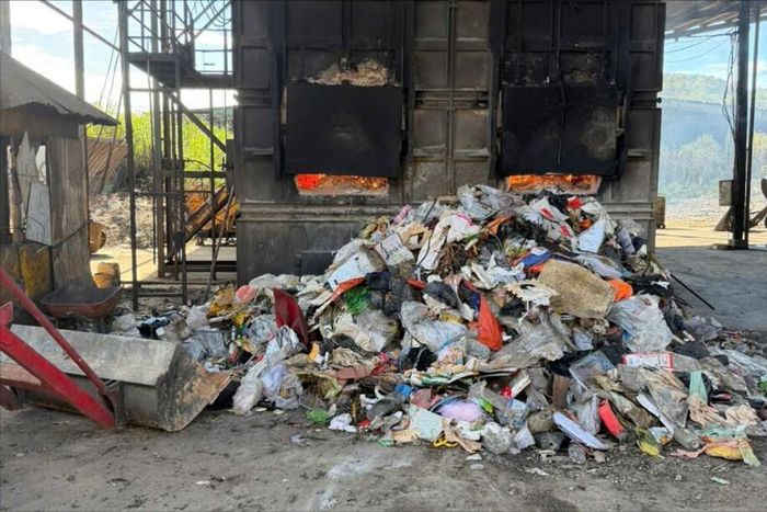 Rác được thu gom về Nhà máy xử lý chất thải rắn Đà Lạt